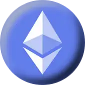 Ethereum icon as button to main page